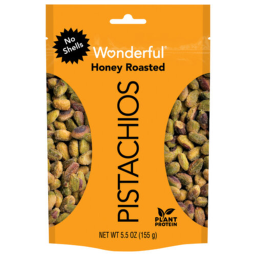 Wonderful Pistachios No Shells, Honey Roasted