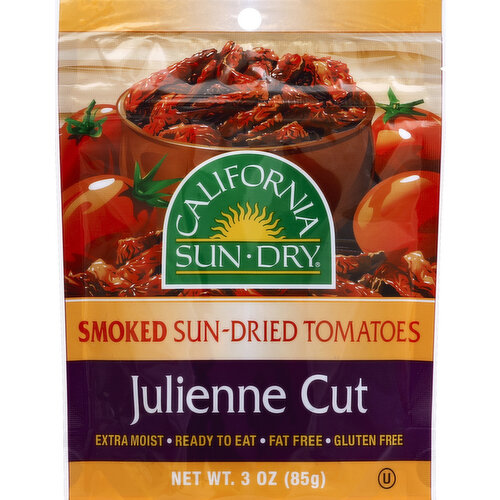 California Sun Dry Sun-Dried Tomatoes Smoked Julienne Cut