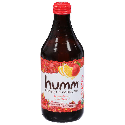 Humm Kombucha Strawberry Lemonade