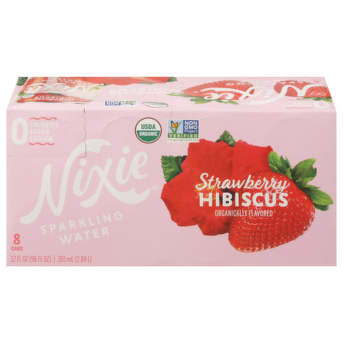 Nixie Strawberry Hibiscus Sparkling Water