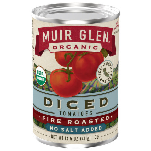 Muir Glen Diced Tomatoes Fire Rstd No Salt