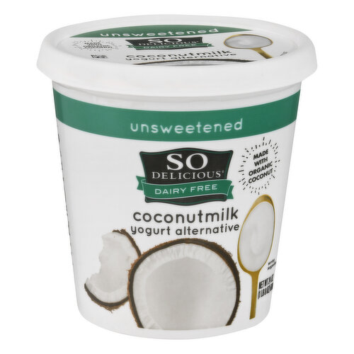 So Delicious Dairy Free Unsweetened Plain Coconut Milk Yogurt
