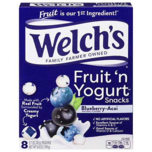 Welch's Fruit 'n Yogurt Snacks, Blueberry-Acai
