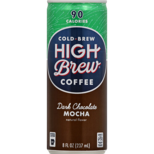 High Brew Coffee, Cold Brew, Dark Chocolate Mocha