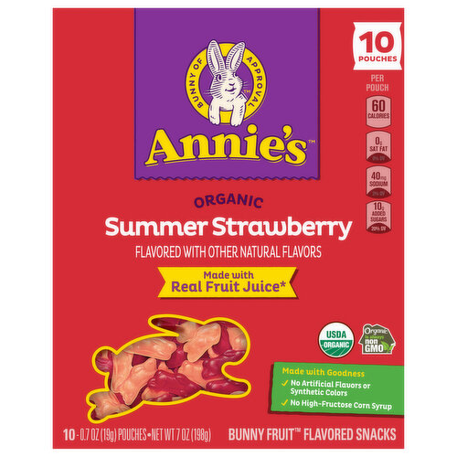 Annie's Summer Strawberry Fruit Snacks