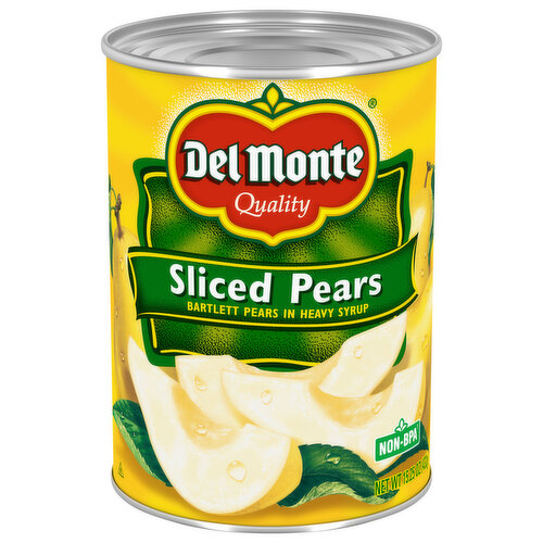 Del Monte Sliced Bartlett Pears in Heavy Syrup
