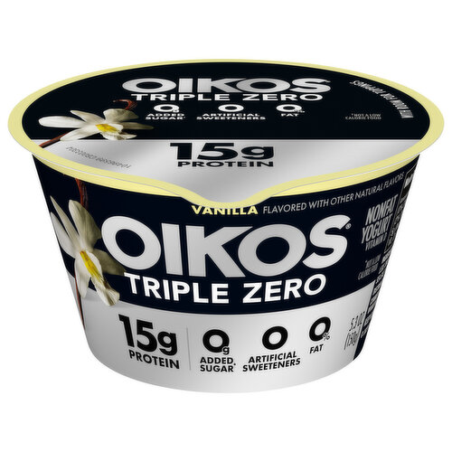 Oikos Triple Zero Vanilla Greek Yogurt