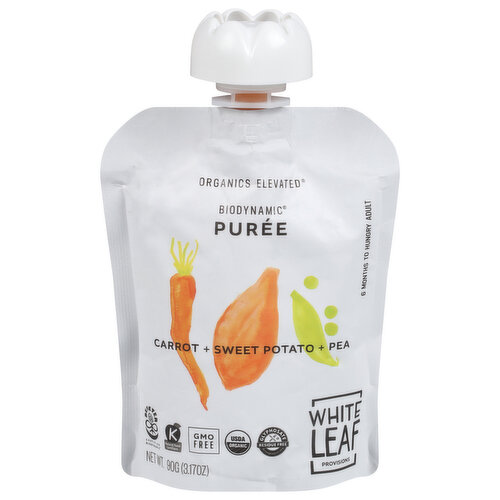 White Leaf Pouch Carrot Sweet Potato Pea