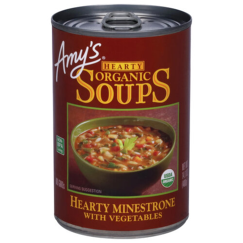 Amy's Kitchen Organic Hearty Minestrone Soup with Vegetables