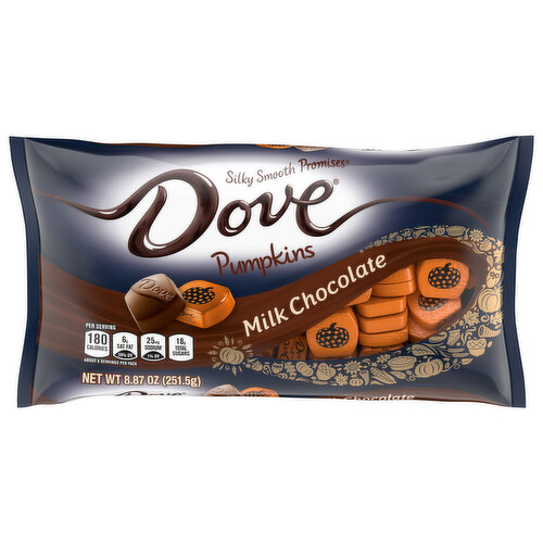 Dove PROMISES Milk Chocolate Harvest Pumpkin Halloween Candy