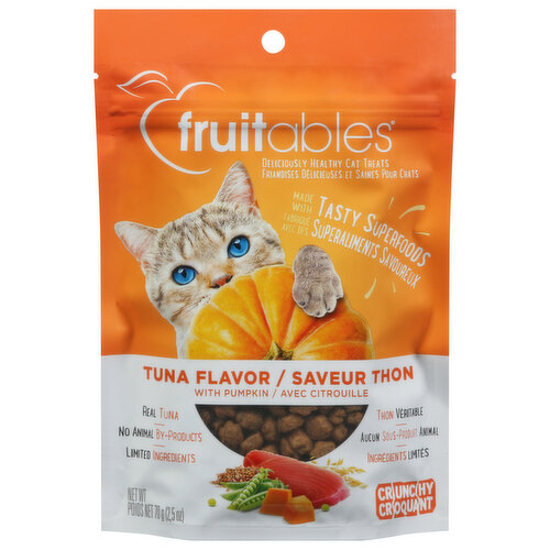 Fruitables Cat Treats Tuna Flavor With Pumpkin