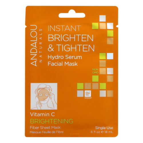 Andalou Sheet Mask Brighten And Tighten