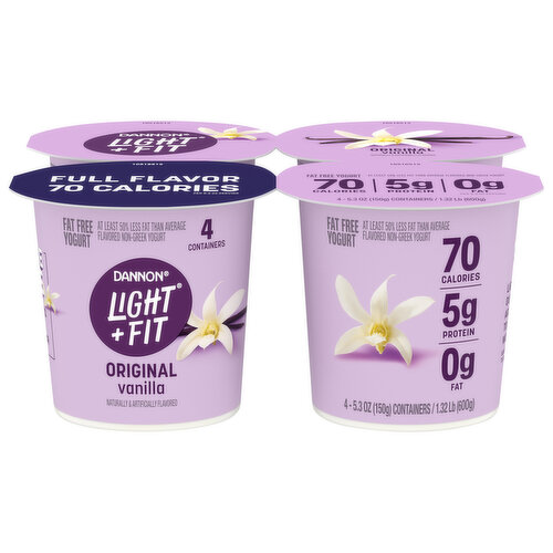 Dannon Nonfat Gluten-Free Vanilla Yogurt