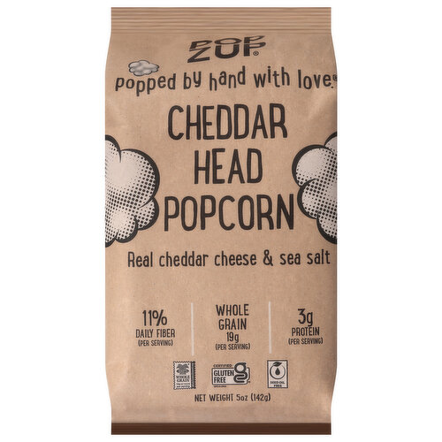Popzup Cheddar Head Popcorn
