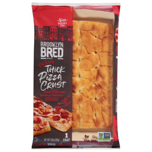 Brooklyn Bred Sicilian Thick Pizza Crust