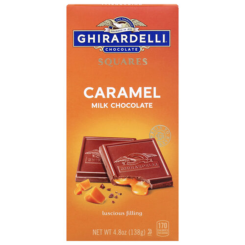 Ghirardelli Caramel Milk Chocolate Squares