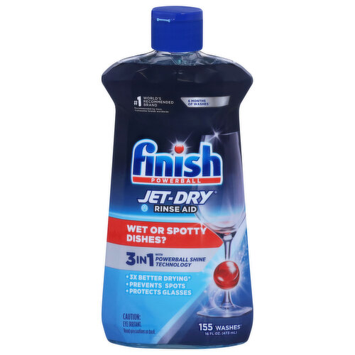 Finish Jet Dry Rinse Aid Dish Liquid