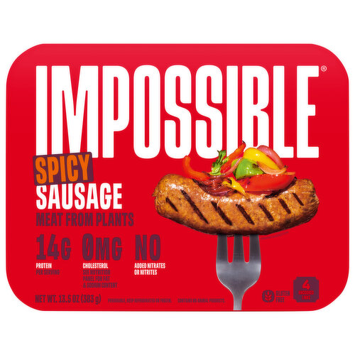 Impossible Spicy Sausage Links, Plant-Based