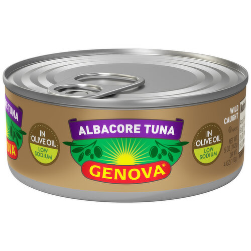 Genova Albacore Tuna in Olive Oil Low Sodium