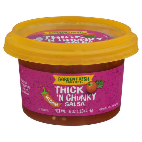Garden Fresh Gourmet Salsa Thick 'N Chunky Medium