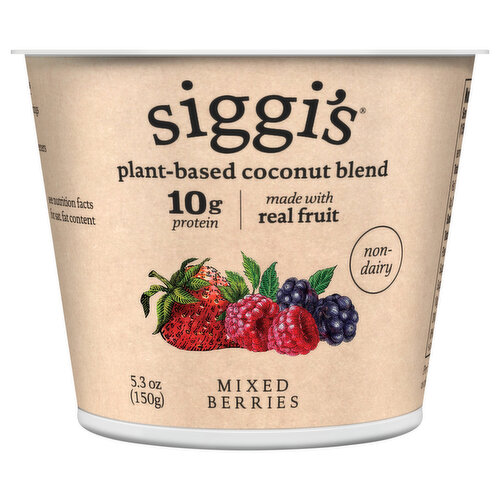 Siggi's Coconut Blend, Plant-Based, Mixed Berries