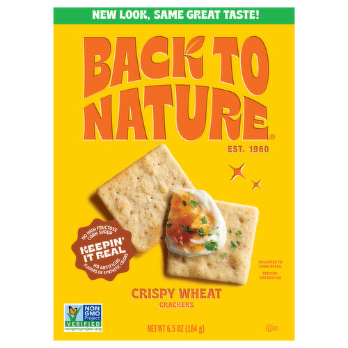 Back To Nature Crackers Crispy Wheat