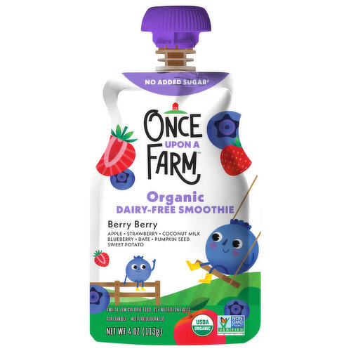 Once Upon a Farm Berry Berry Dairy-Free Smoothie
