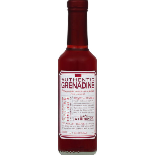 Stirrings Mixer Authentic Grenadine