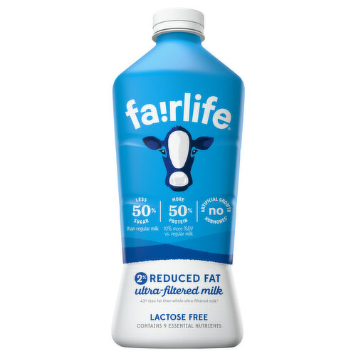 fairlife 2% Reduced Fat Ultrafiltered Milk, Lactose Free
