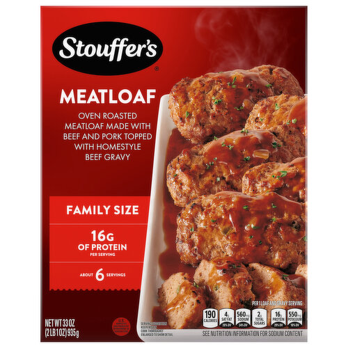 Stouffer's Family Size Meatloaf Frozen Meal