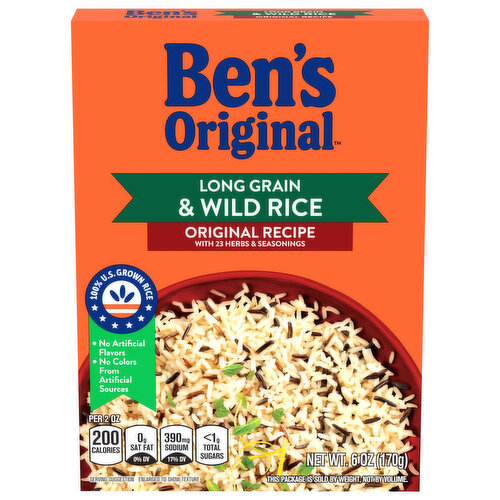 Ben's Original Flavored Long Grain Rice & Wild Rice