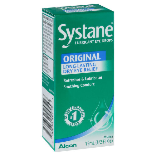 SYSTANE Eye Drops, Lubricant, Long Lasting
