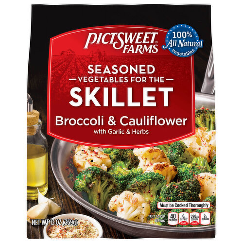 Pictsweet Farms Seasoned Vegetables for the Skillet Broccoli & Cauliflower