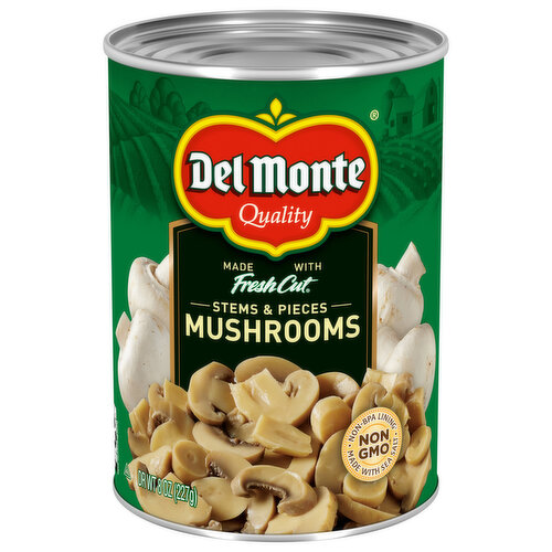 Del Monte Mushroom Stems