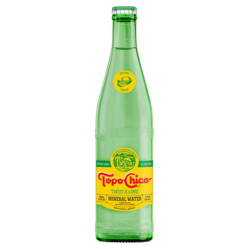 Topo Chico Lime Flavored Mineral Sparkling Water