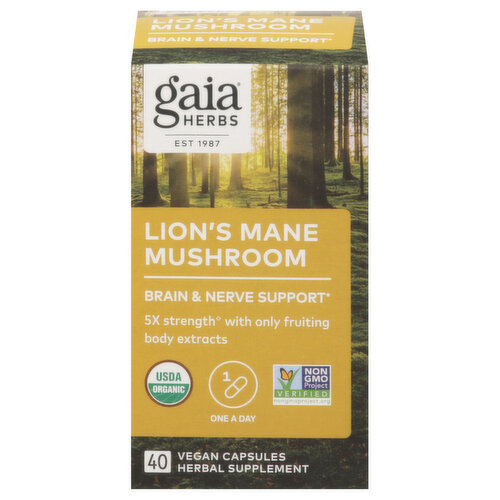 Gaia Herbs Lions Mane Mushroom