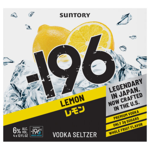 -196 Vodka Seltzer Lemon