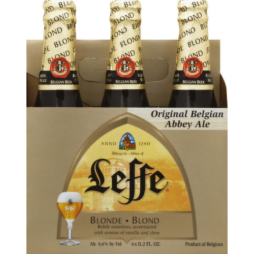 Leffe Original Belgian Abbey Ale Blonde