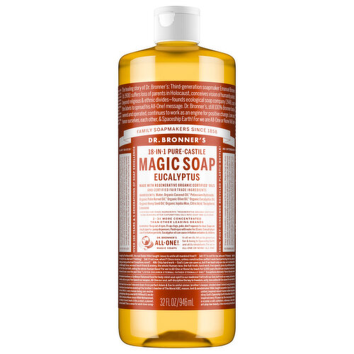 Dr Bronners Castile Eucalyptus Liquid Hand Soap