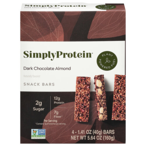 SimplyProtein Snack Bars Dark Chocolate Almond