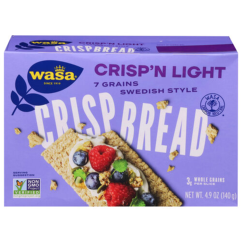 Wasa Crispn Light 7 Grains Crispbread Crackers