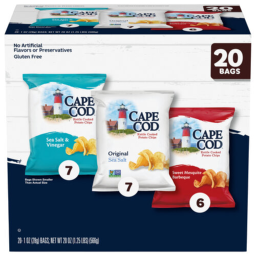 Cape Cod Chips Original BBQ Sea Salt Vinegar