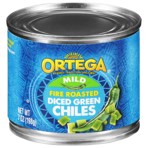 Ortega Fire Roasted Mild Diced Green Chiles