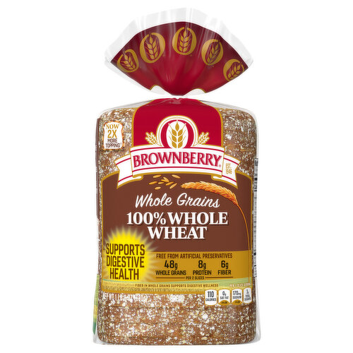 Brownberry Whole Grains 100% Whole Wheat Bread
