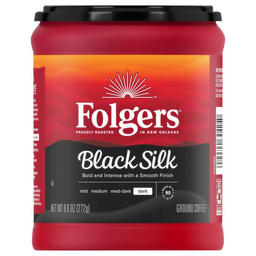 Folgers Ground Coffee Black Silk