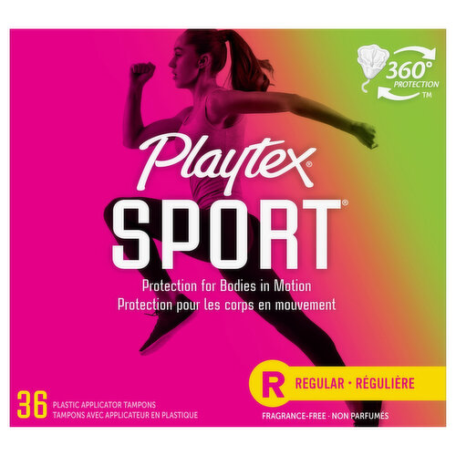 Playtex Sport Unscented Regular Tampon