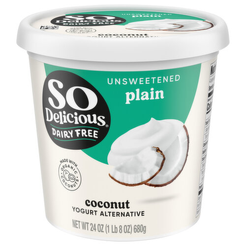 So Delicious Dairy Free Unsweetened Plain Coconut Milk Yogurt
