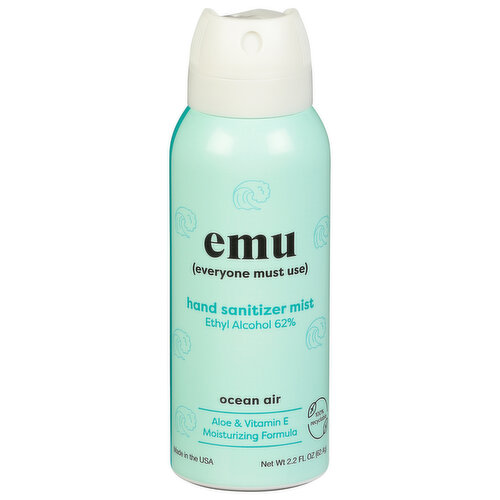 Emu Hand Sanitizer Mist Ocean Air
