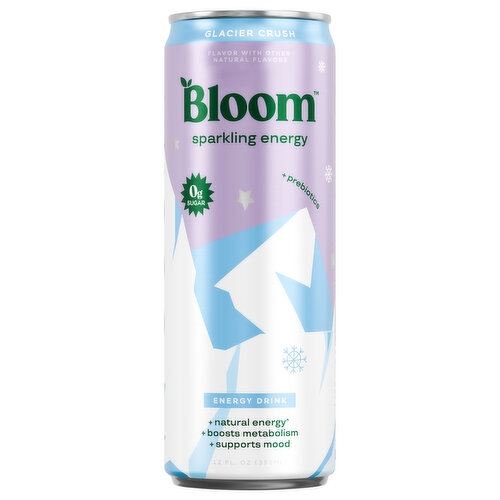 Bloom Sparkling Energy Glacier Crush