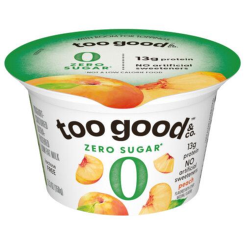 Too Good Greek Yogurt Zero Sugar Peach